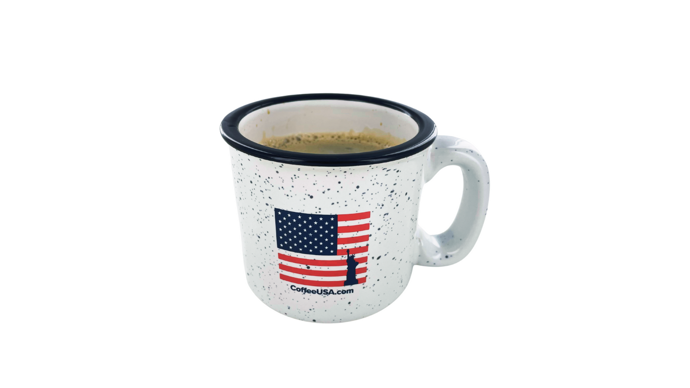 12 oz American Flag Coffee Mug