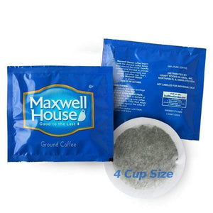 Maxwell House Hotel Filter Pack Coffee - In Room 4 Cup Size (0.7oz) - Pack of 100