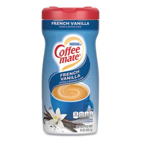 Coffee-mate Powdered Creamer - French Vanilla - 24 Canisters - 15 oz each