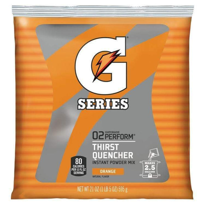 Gatorade Instant Powder Mix - Orange - 21oz Package (2.5 Gallon)