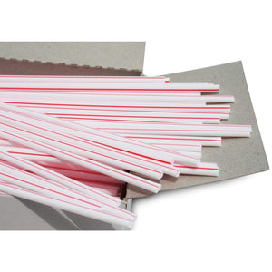 Plastic Stirrer Straws - 7 Inch Stir Straws Box by Rockline