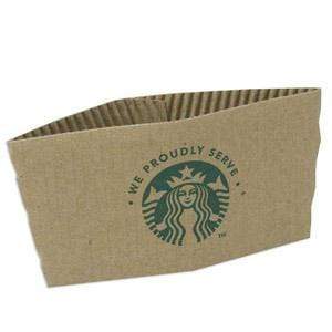 Starbucks Cup Sleeves (Corrugated Wraps) - Box of 1,380