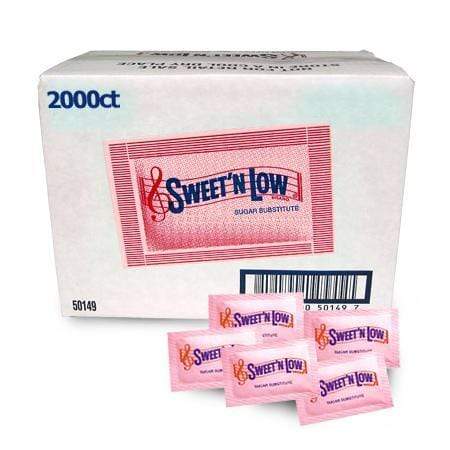 Sweet'n Low Sweetener - Pink Packets - 2,000ct Case