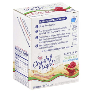Crystal Light Drink Mix - Raspberry Green Tea - On The Go Sticks - 120 Count Packets
